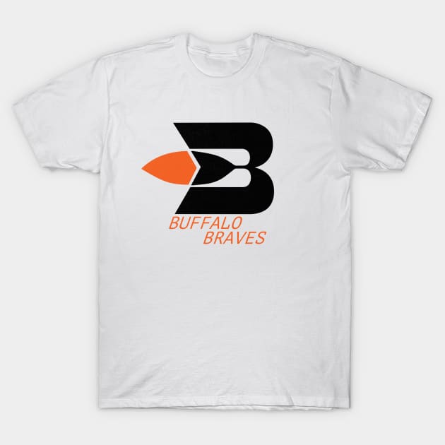 Defunct Buffalo Braves Basketball 1970 T-Shirt by LocalZonly